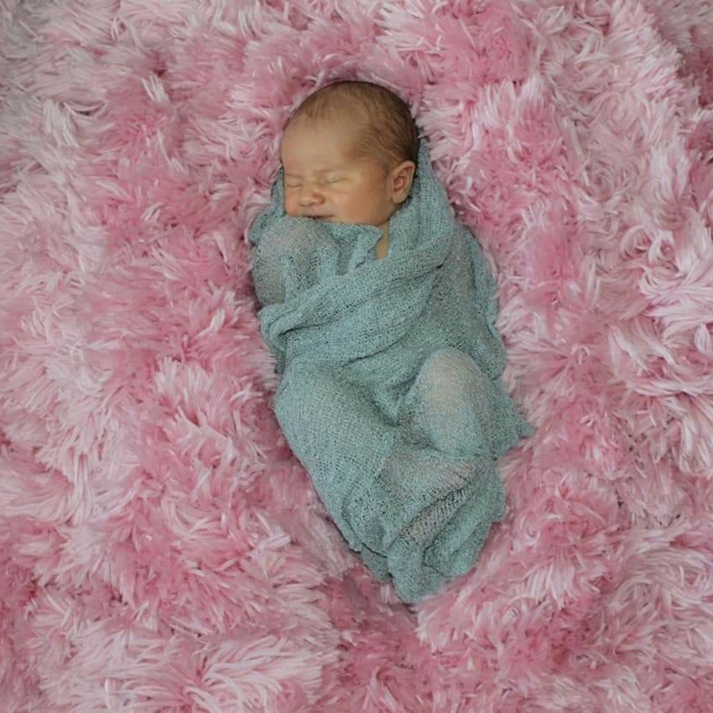 Stretchy knit newborn wrap  SOLD ON MERCARI